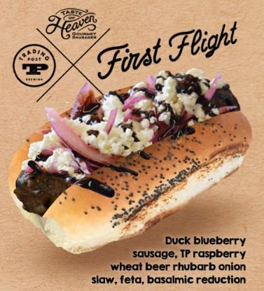 Tsthvn's tweet photo. @FortBeerFest We're excited to be back again and partnering with @tradingpostbrew for our  @FortBeerFest special, First Flight!

#feedinghungryhearts #communitypartnerships https://t.co/2cg1P4YfTr