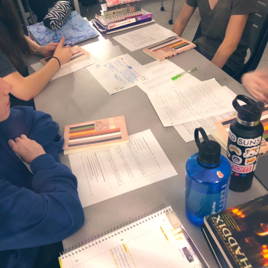 MsB_MEd's tweet image. Overheard in an 8th grade lit circle discussion on @JasonReynolds83’s #ForEveryone :

“This book is like my comfort food. Like, this book is my mac and cheese.”