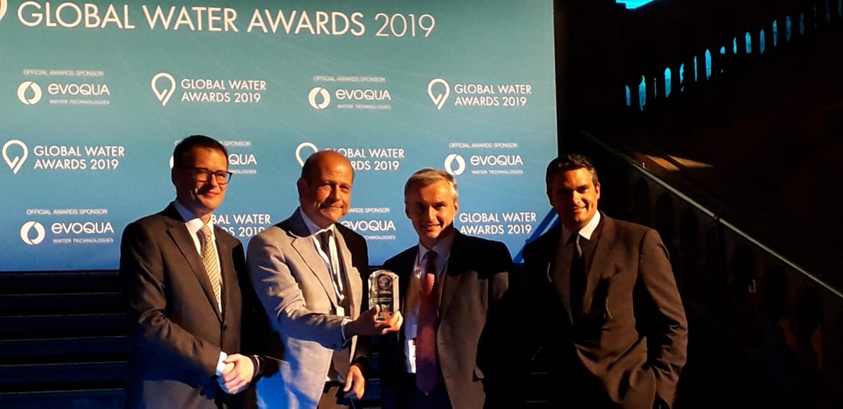 #BreakingNews⚡️
Very happy to inform you that #SUEZ has just won the Global Water Award 🏆 in the category "Water Company of the Year" <a href="/watermeetsmoney/">Global Water Summit 2025</a> in London tonight!
#GlobalWaterAwards #GWS2019 #SUEZatGWS2019