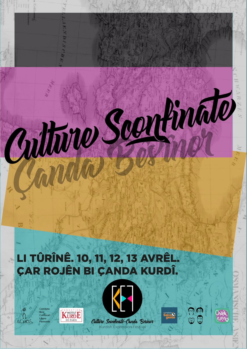 Mîhrîcana Derbirrîna Kurdî sibê li bajarê Torino ya Îtalyayê dest pê dike.
———————
Tomorrow the Kurdish Expression Festival will start to in Turin, Italy.
#mîhrîcan #festîval #Kurdî #Kurdish #torino #italy #chalakevents