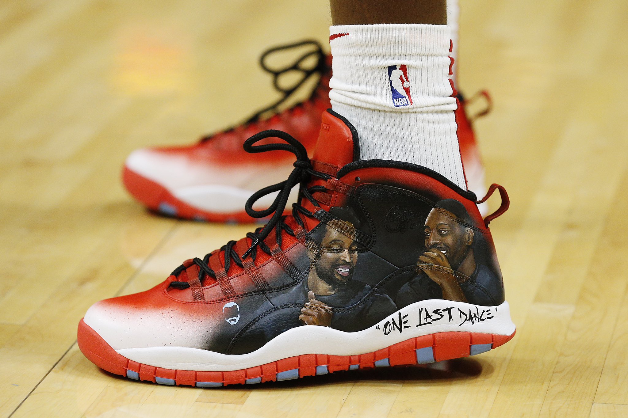 B/R Kicks on X: .@Bam1of1 wearing custom “Thanksgiving” Air