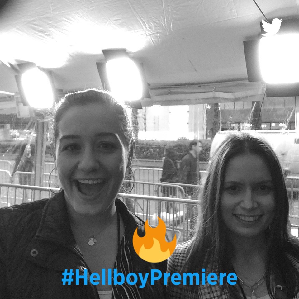 melelkin's tweet photo. #HellboyPremiere https://t.co/nxk6AyOoE6