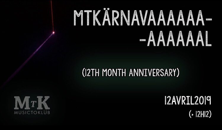 ArnoldJrme's tweet photo. This Sarturday evening in the best Klüb #MTKlüb 
The costume party 
#techno #industrialmusic https://t.co/NnFKKCOaJx