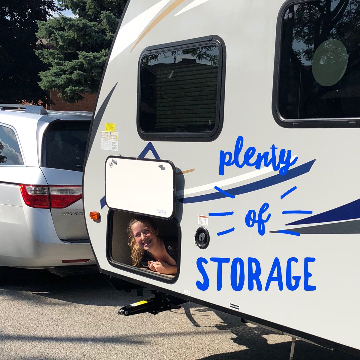 castawaynorth's tweet photo. #easy to #tow. Plenty of Storage. #rvlife #gorving #apexnano #coachmantrailer #forestriver #hondaodyssey #glamping #rustonrv #outdoorsy #rvezy #ontarioparks #pinerypp #opbrontecreek #algonquinpark #oakville #burlington #hamilton https://t.co/vN7G2Nvvet