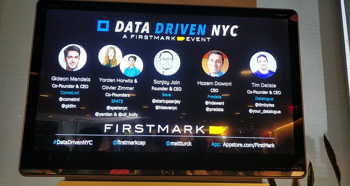 triinmahlakoiv's tweet photo. Excited to hear startups implementing data and machine learning at #DataDrivenNYC meetup with hundreds of participants. Data is really popular topic these days. #firstmarkcap https://t.co/vOhxJyE8LI