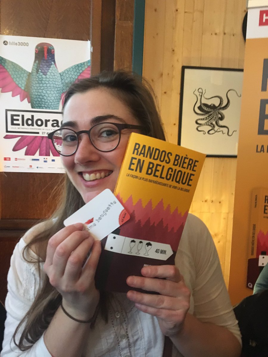 Super apéro pré #wat19 pour fêter la sortie des guides Randos Bière France by <a href="/novomonde/">Novo-monde</a> et Belgique by <a href="/MmeBougeotte/">Madame Bougeotte</a> ! Les festivités Lilloises comment bien! #HelloLille