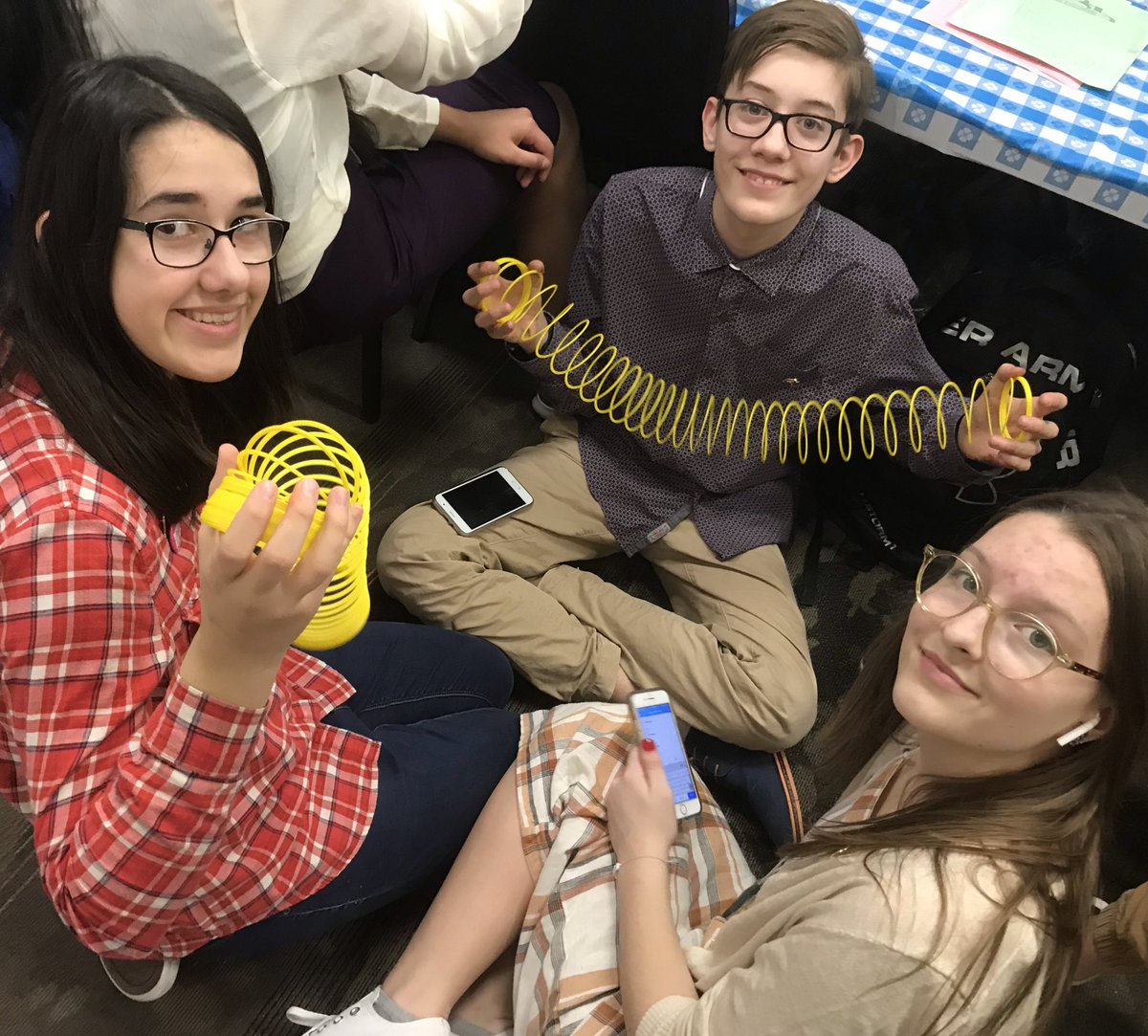 WWSEF's tweet photo. Thanks, @LaurierSci, for the awesome #slinkys!! #wwsef2019 #sciencefair https://t.co/HIHNv21USz