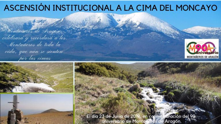 MONTARAGZGZ's tweet photo. La actividad de senderismo prevista en el calendario de actividades “De Lúsera a Ibirque”, para el domingo 23 de junio, se cambia por la ascensión institucional a la cima del Moncayo (2.314 metros). https://t.co/7YzSLFPmaY