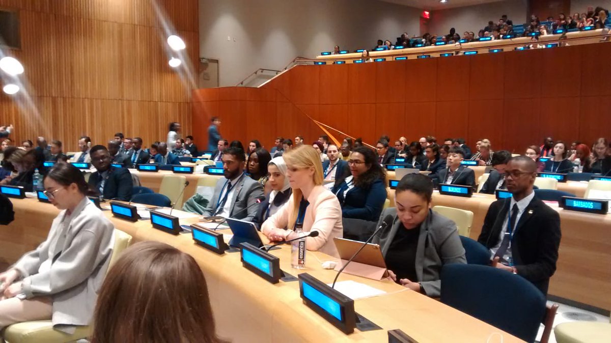 Youth_Forum's tweet photo. On Day 2 of #Youth2030 @UNECOSOC Youth Forum we:
✅ reported on challenges &amp; calls from our region
✅ shared views on the right to participate, social rights, European Youth Capitals, peace &amp; security
✅ discussed upcoming Lisboa +21
✅ reflected on #SDGSummit &amp; need for progress https://t.co/EIPc5mF3cQ