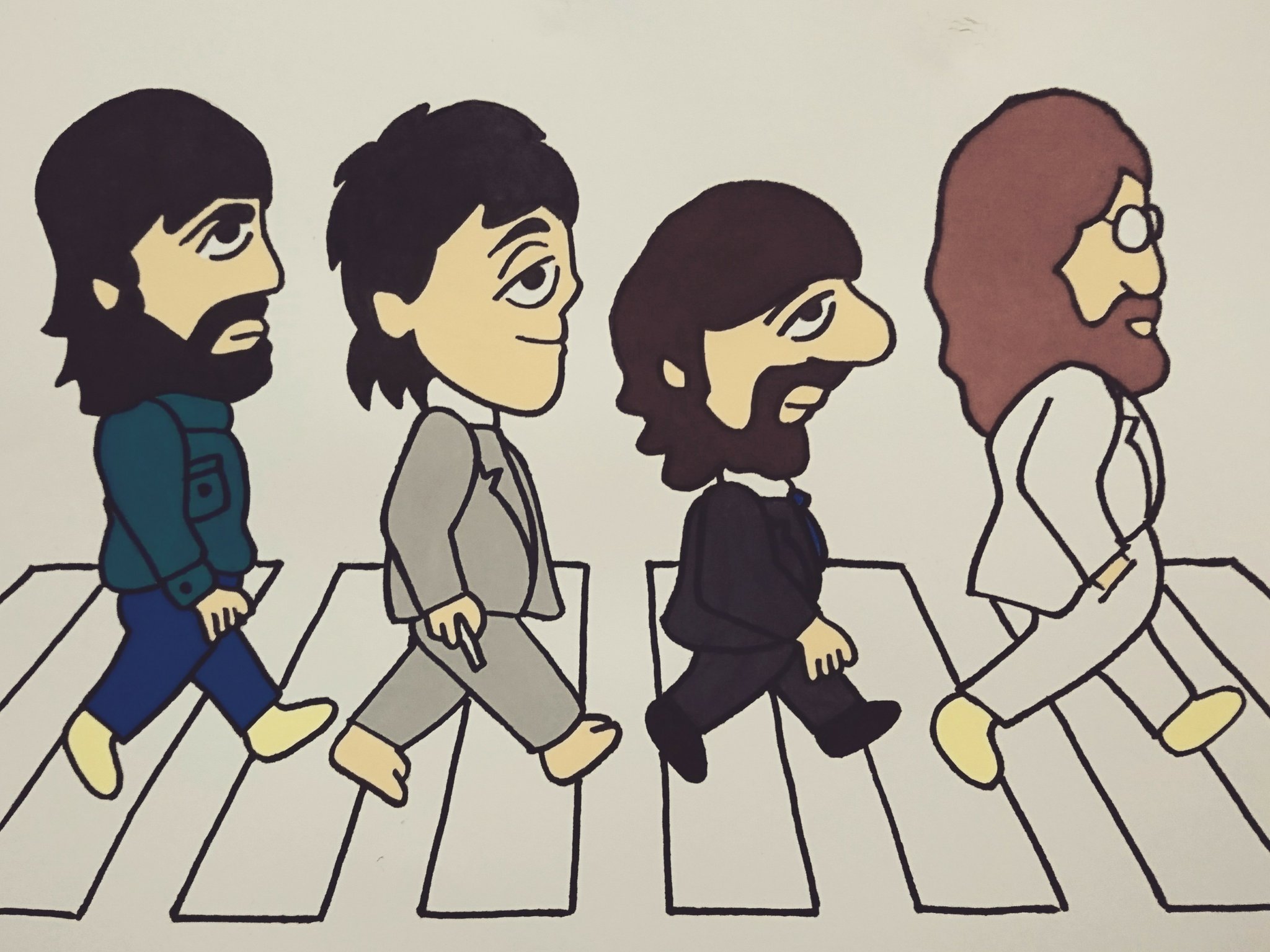 みんなで描くビートルズ史 Thebeatles Draw Twitter