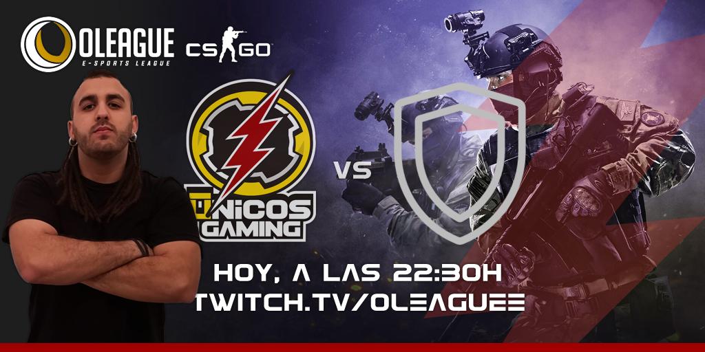 UnicosGaming's tweet photo. Nuestro equipo de #CSGO aterriza en su 7ª jornada de @OLeague_es #LigaGo mentalizados para llevarse una nueva victoria.

@UnicosGaming contra #Death5Team, hoy a las 22:30 en directo en https://t.co/h9nLHj0R38.

¡Muestra tu apoyo y vivamos juntos un encuentro único! ⚡ #unicosCSGO https://t.co/A22OYGpW2r