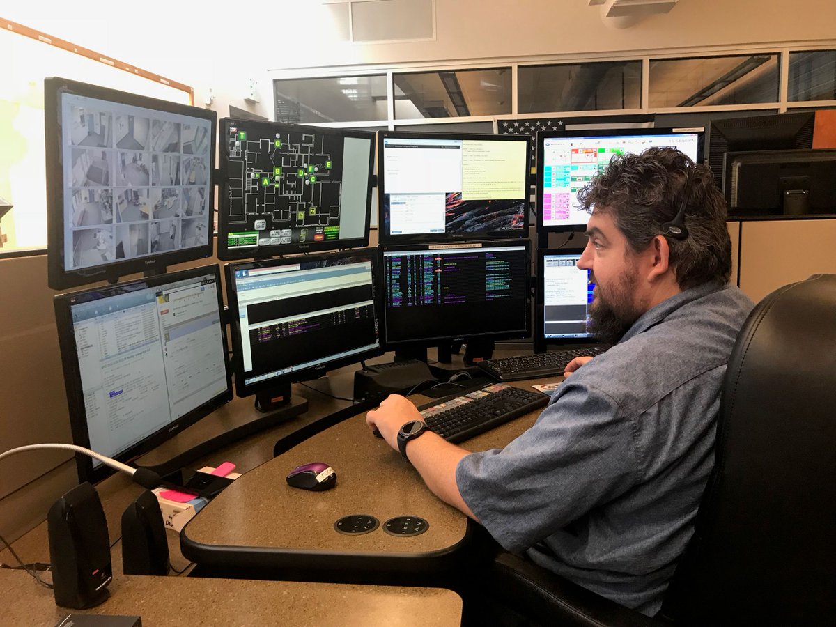 xybix's tweet photo. Pitkin County #911Dispatcher Steven Rowles on the job using Xybix Systems, Inc. #dispatchconsoles. #PitkinCounty https://t.co/GFdFKVFBKi https://t.co/rB0vHAzczm