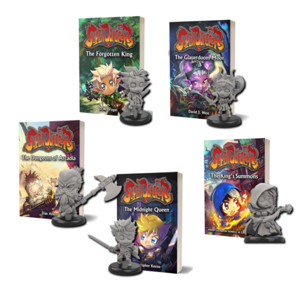 authordanallen's tweet photo. @tabletop @fantasy @gaming fans--summer fun is here! @superdugeon book and minis are on pre-order https://t.co/fwr5Mn1vjk I wrote book 4 :) https://t.co/O510Ziv5ol