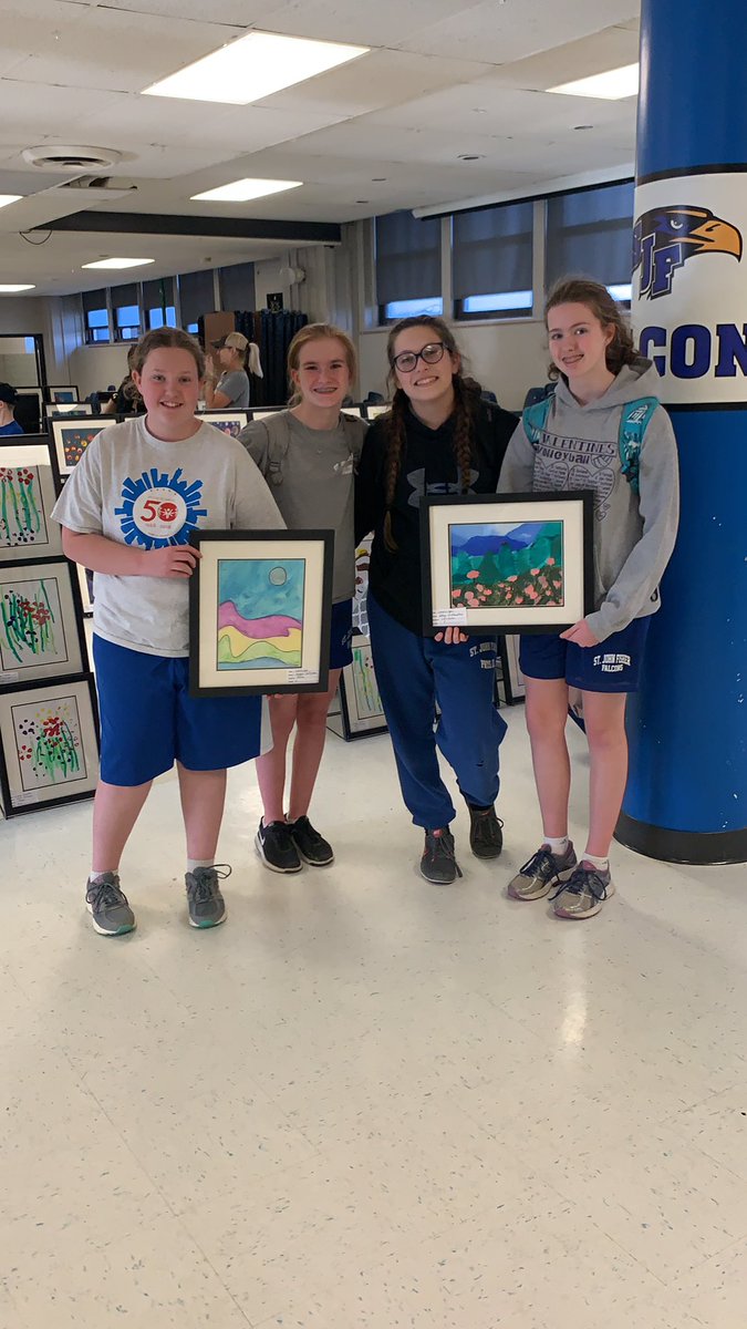 sjfschool's tweet photo. Come to Kane Hall tonight to see some Fisher Falcons Art! 5:30-7:30 #SJF #ArtShow @sjfhns @ChiCathSchools https://t.co/cSPGetDlBF