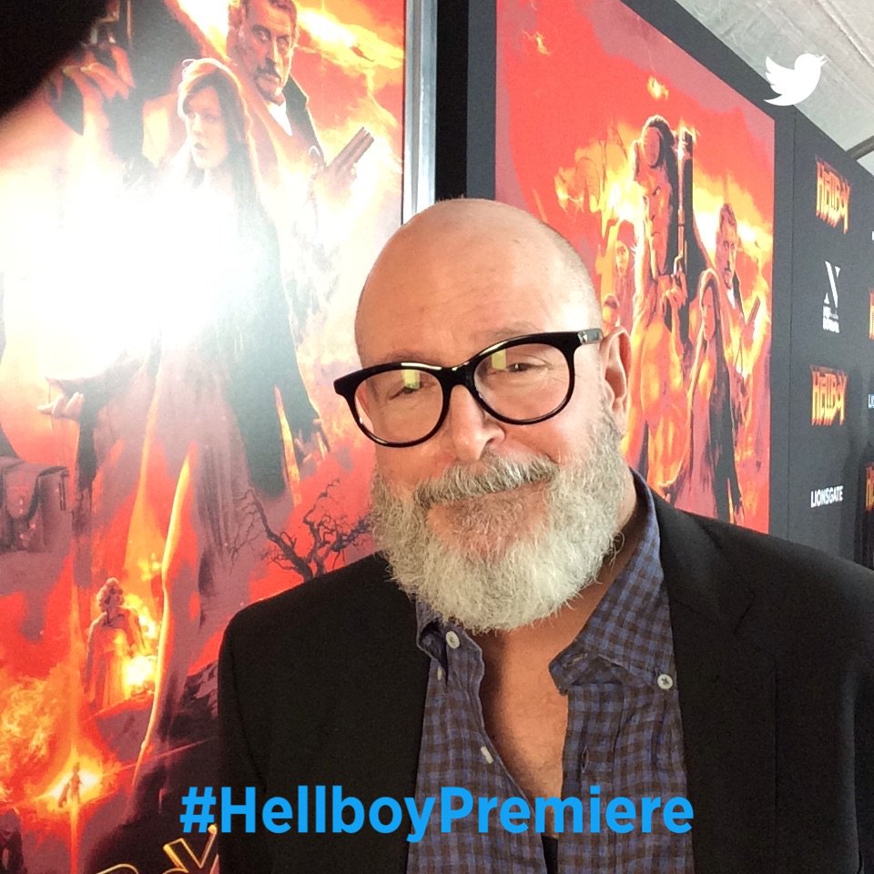 DenofGeekUS's tweet photo. The #HellboyPremiere has started! We’re here with @artofmmignola answering your @HellboyMovie questions. https://t.co/X47jRGAvJQ
