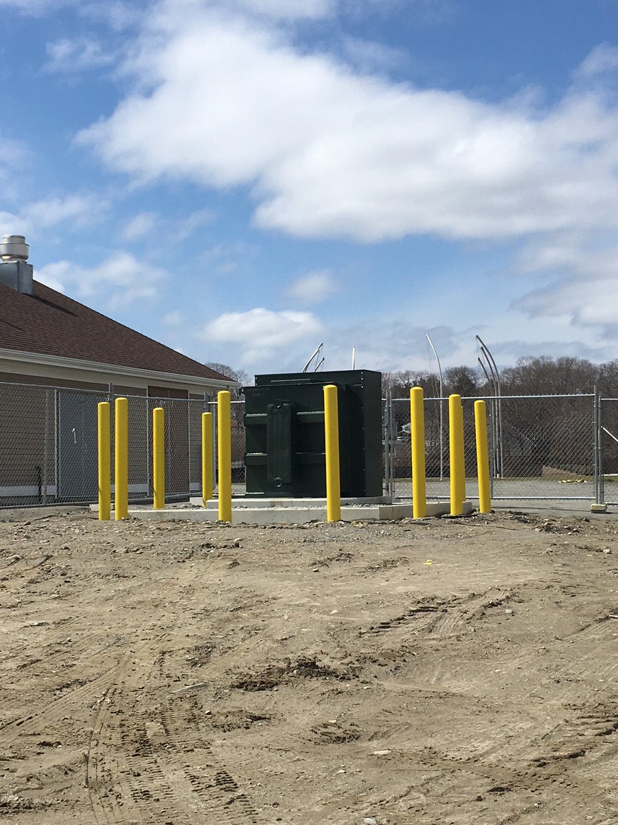 FRPSsupt's tweet photo. All sorts of #progress @ new @frps_durfee @DurfeeRising 2day despite #muckboot ๐ฏconditions๐@SuffolkBuilds finalized the installation of #transformer unloaded more #rebar for #forms #foundation #footings & got our interior #piers ready for #concrete ๐ฏ๐๐ฟ@Mass_SBA @fallriver_ma https://t.co/4PH9UV4u9s