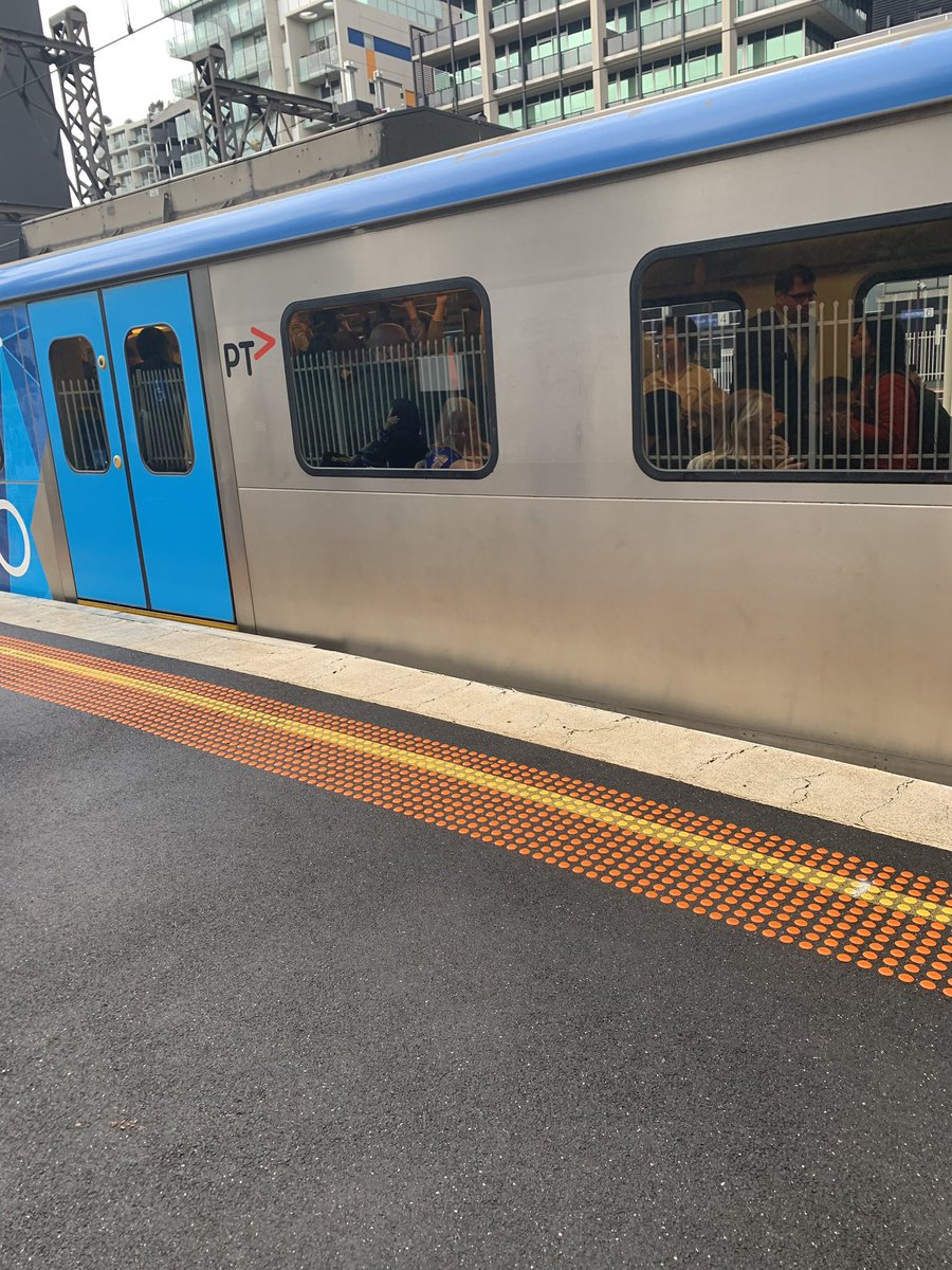 BJ (@phillips_bills) on Twitter photo Big shout out to <a href="/metrotrains/">Metro Trains</a> and the driver of this mornings train! A lady in a wheelchair was unable to fit onto the train due to the train disruptions/overcrowding. The bloke was decent for our and offered her an alternative. Free taxi - good work doing the right thing Big shout out to <a href="/metrotrains/">Metro Trains</a> and the driver of this mornings train! A lady in a wheelchair was unable to fit onto the train due to the train disruptions/overcrowding. The bloke was decent for our and offered her an alternative. Free taxi - good work doing the right thing