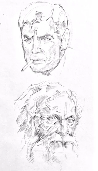 顔の練習

目と鼻と口の位置決めてから、バランスを見ながらうっすら描いてくことでそれなりに描けるようになりました
まだ斜めの顔とかは苦手だけど 