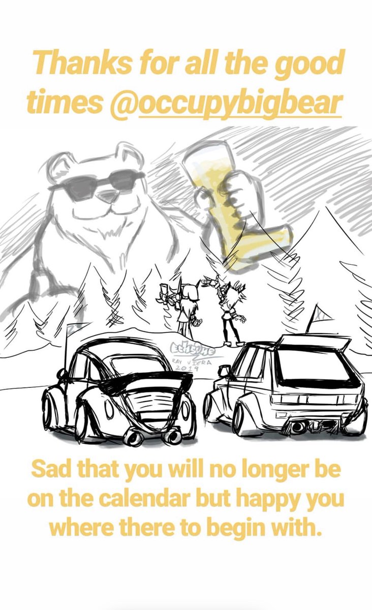 OccupyBigBear's tweet photo. “Sad that you will no longer be on the calendar but happy you were there to begin with.” #OccupyBigBear https://t.co/VFQvy6D9dC