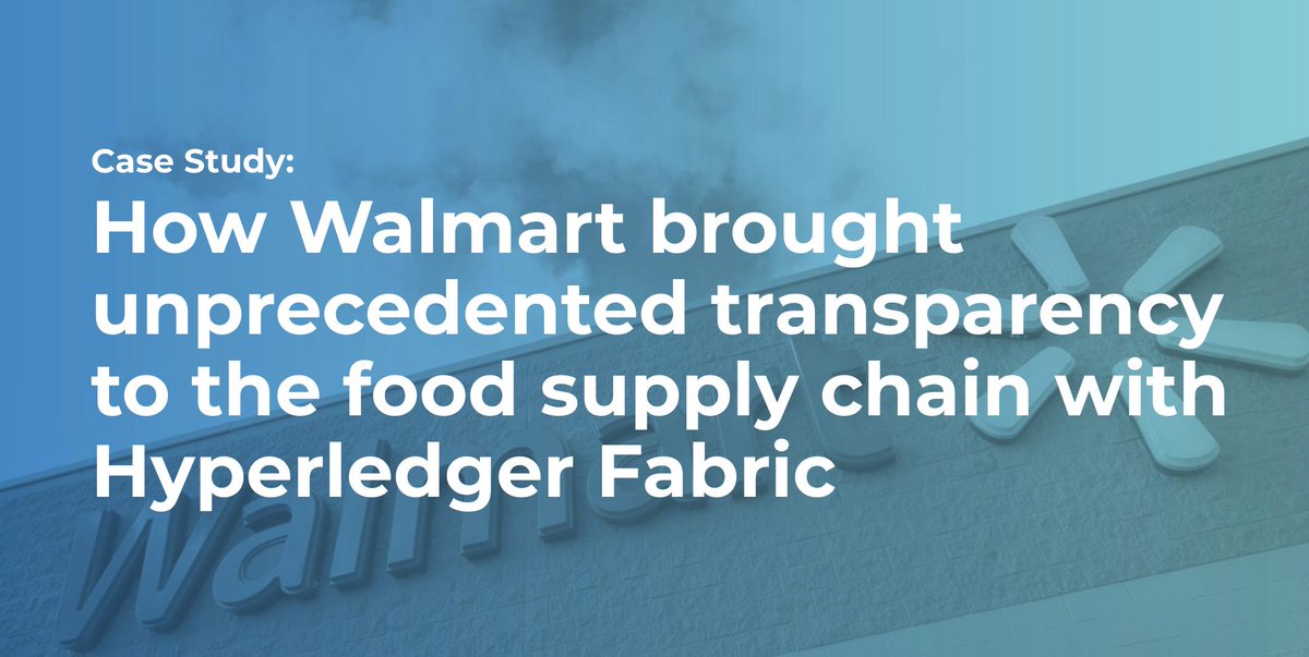 lfdecentralized's tweet photo. Walmart can now trace the origin of over 25 products from 5 different suppliers using a system powered by #HyperledgerFabric. 
#HyperledgerEarth
https://t.co/dooK9f9mdq https://t.co/qYn9zGsuhJ