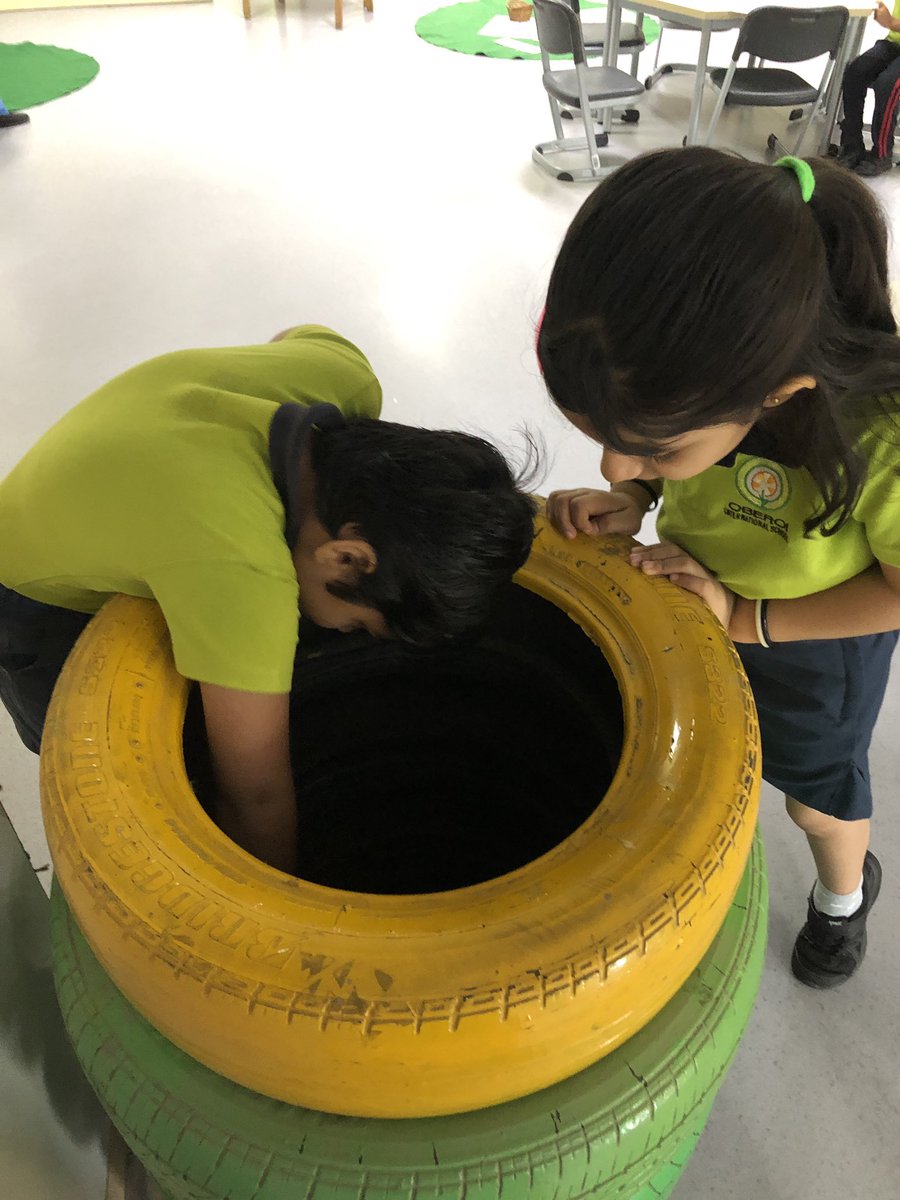 vani_katyal's tweet image. A pile of tyres in class? What will this be? WISHING WELL - students decided that the pile would be a wishing well, ensuring that the wish chits reached the bottom. #studentconnection #wishlist #whatnext  @jyotims49 @ois_primary @jesal_umarania @farheen_virani