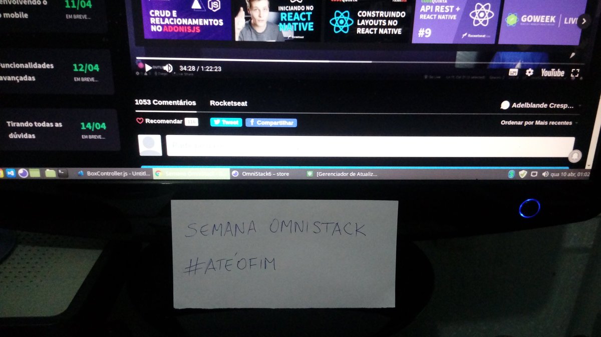 #semanaomnistack <a href="/rocketseat/">Rocketseat | Aprenda IA e programação</a>