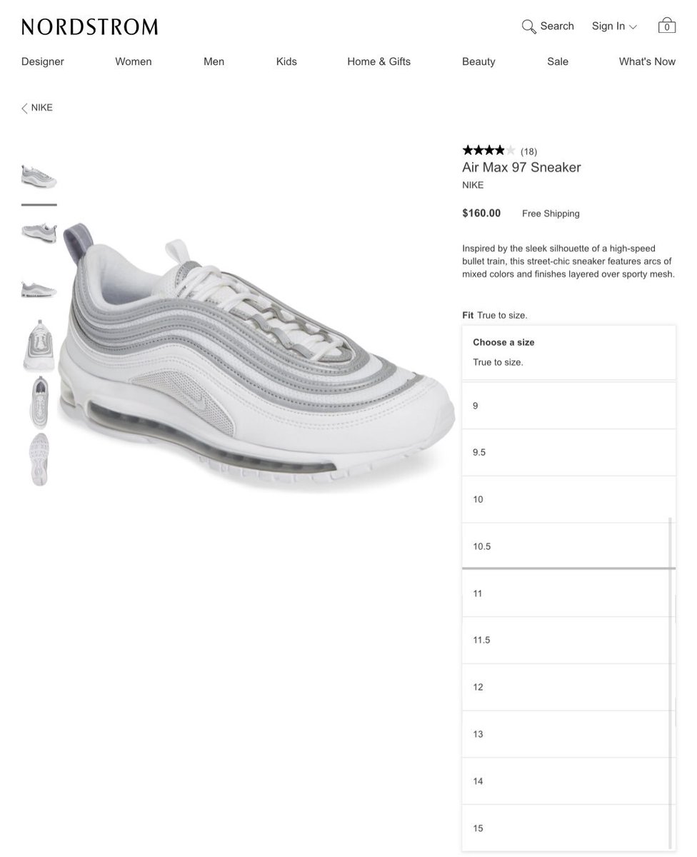 nordstrom nike air max 97