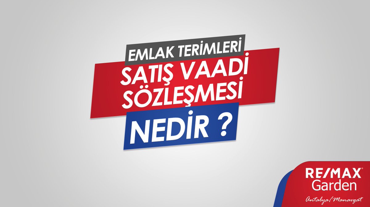 Bir malın satışı için alıcı ve satıcı tarafların sözlerini yerine getireceklerini beyan ettikleri sözleşmeye satış sözleşmesi adı verilir.
#manavgat #remaxmanavgat #remaxgarden #remaxtürkiye