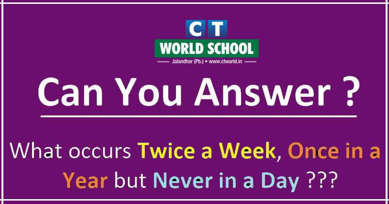 ctworldschool's tweet image. Can You Answer? #puzzle #QuestionAnswers #DoYouKnow #QualityEducation #TeamCT #ctworld #CTWorldschool #CTW