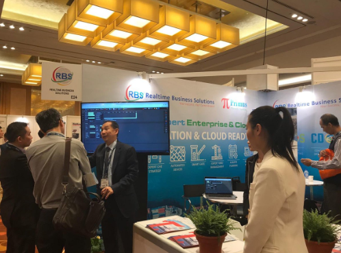 TOCWorldwide's tweet photo. The @RBS_TOPS team is busy at booth E24 where they are showcasing their Terminal Operating System #TOCAsia #TOS #Terminals #Technology https://t.co/4xXk1q1YDq
