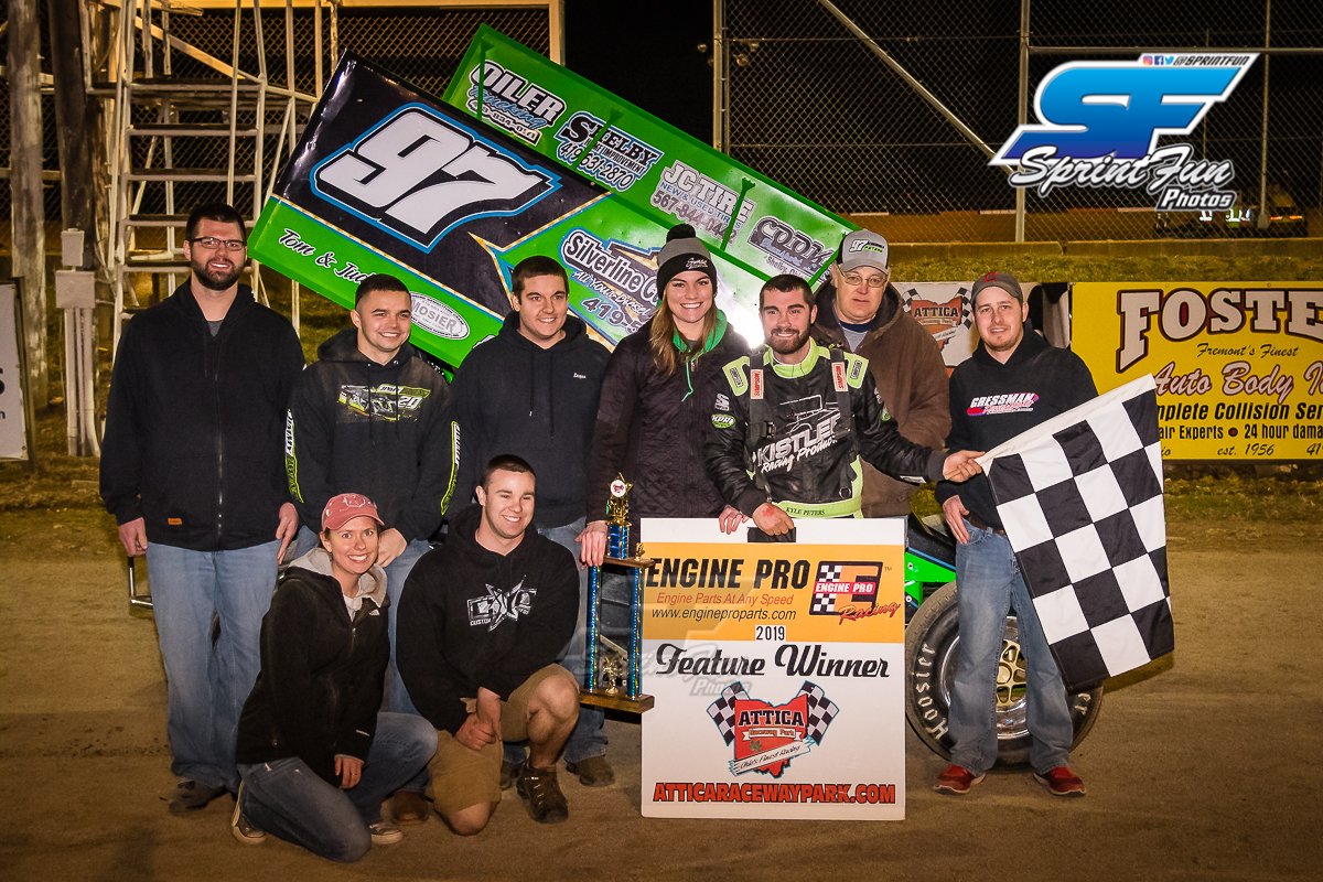 SprintFun's tweet photo. Congrats on that first W @KylePeters97! Flat out drove that thing harder than anybody else in the field. https://t.co/ECwObRAVKP
