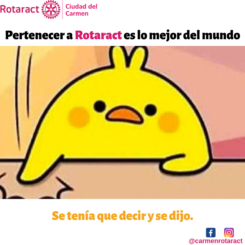 CarmenRotaract's tweet photo. Pertenecer a #ROTARACT es lo mejor del mundo
#SeTeniaQueDecirYseDijo #rotaryinternational https://t.co/rz5uWwb9wD