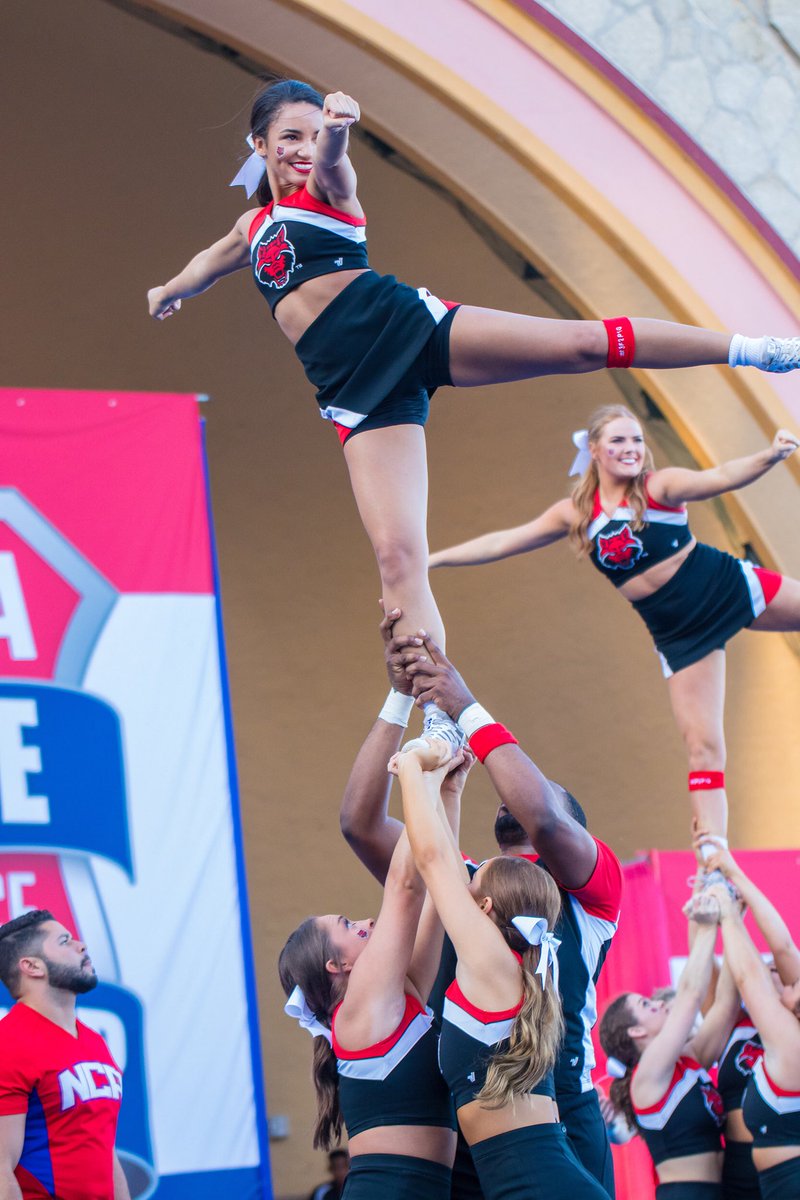 AStateSpirit's tweet photo. Take us back to Daytona! But first, TRYOUTS! Good luck to everyone this weekend at A-State Cheer tryouts! Arrive with all application paperwork on Friday. Registration will begin at 5:30pm and tryouts will promptly start at 6pm at the Red Wolf Center. #WolvesUp #3F2P1G https://t.co/LceWft7RIk