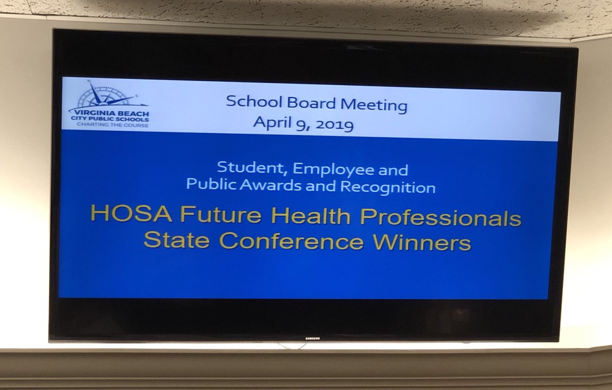 mayjanedavis's tweet photo. So proud of our @TechCenterVB and @PAHSCAVS student Kayla. She won 1st place in Dental terminology at VA HOSA Leadership conference. #orlandobound #HosaILC2019 @vbschools @BeachSupe @sara_lockett @kmvuono @VBTechCenter #techcenterpride #Dentalassisting @hosafhp https://t.co/Jlb1AsISWO