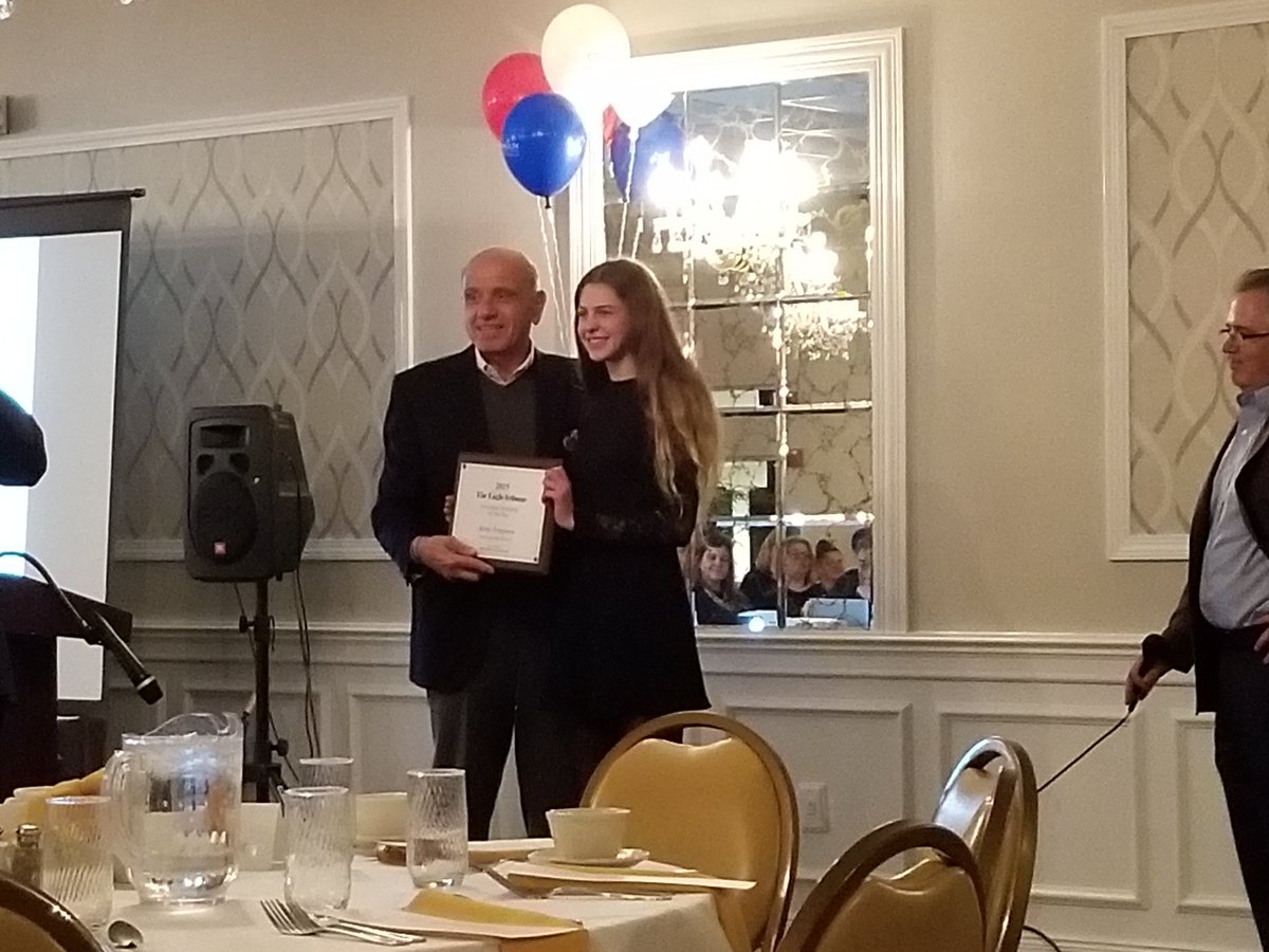 CONGRATS SARA FRAGIONE ON WINNING THE COMMONWEALTH MOTORS EAGLE TRIBUNE ATHLETE OF THE YEAR AWARD AND SCHOLARSHIP. #proudcoaches #dartmouth #hardworkalwayspaysoff