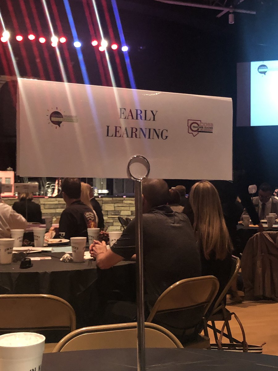 GracyGriffith's tweet photo. Such a great kick-off tonight for #ctla19! I’m so excited to be in the first #cobbearlylearning cohort! Loved meetings my new peers and I can’t wait to get started! @AMMorris123 #EarlyLearningRocks https://t.co/YbgHm8SesB