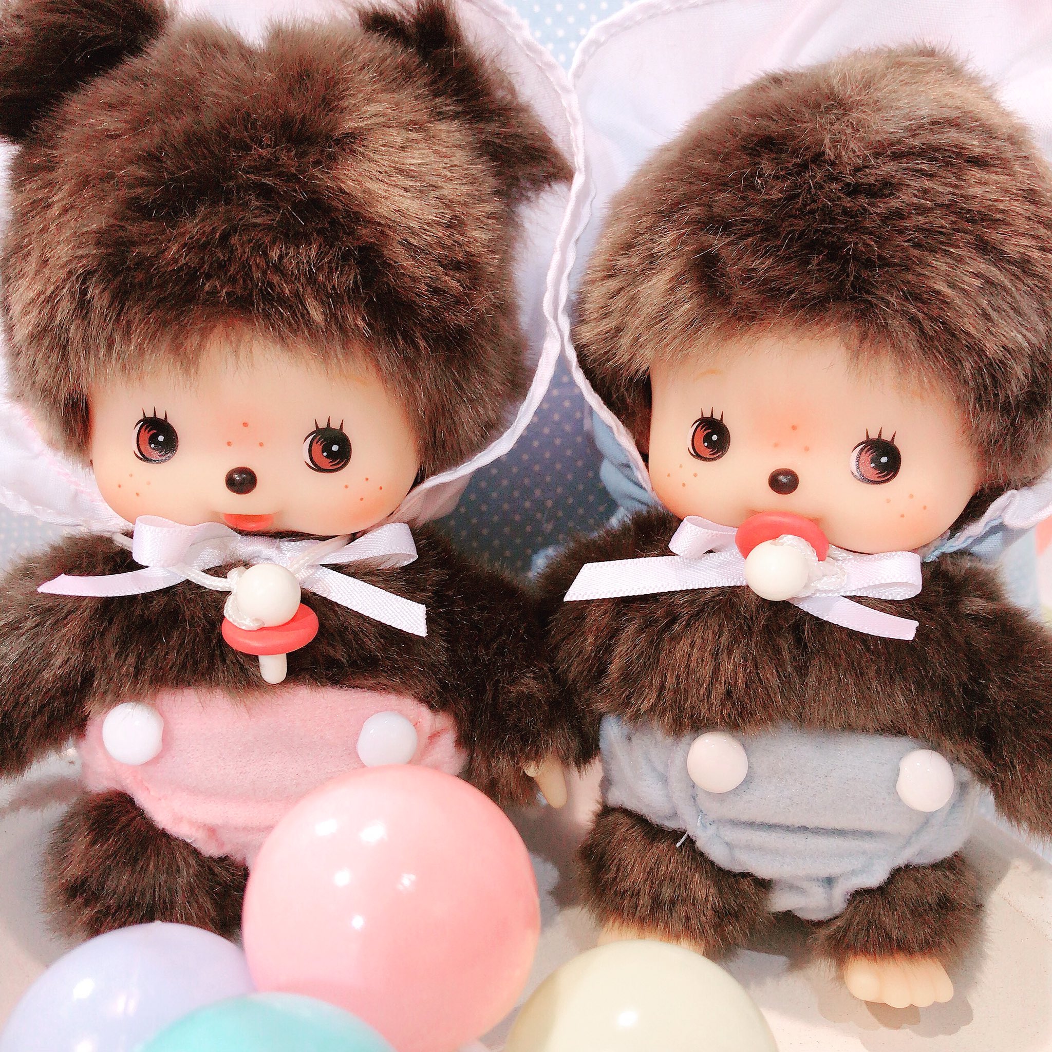 Sweet ベビチッチ女の子 マスコット おしゃぶり付き モンチッチ【公式