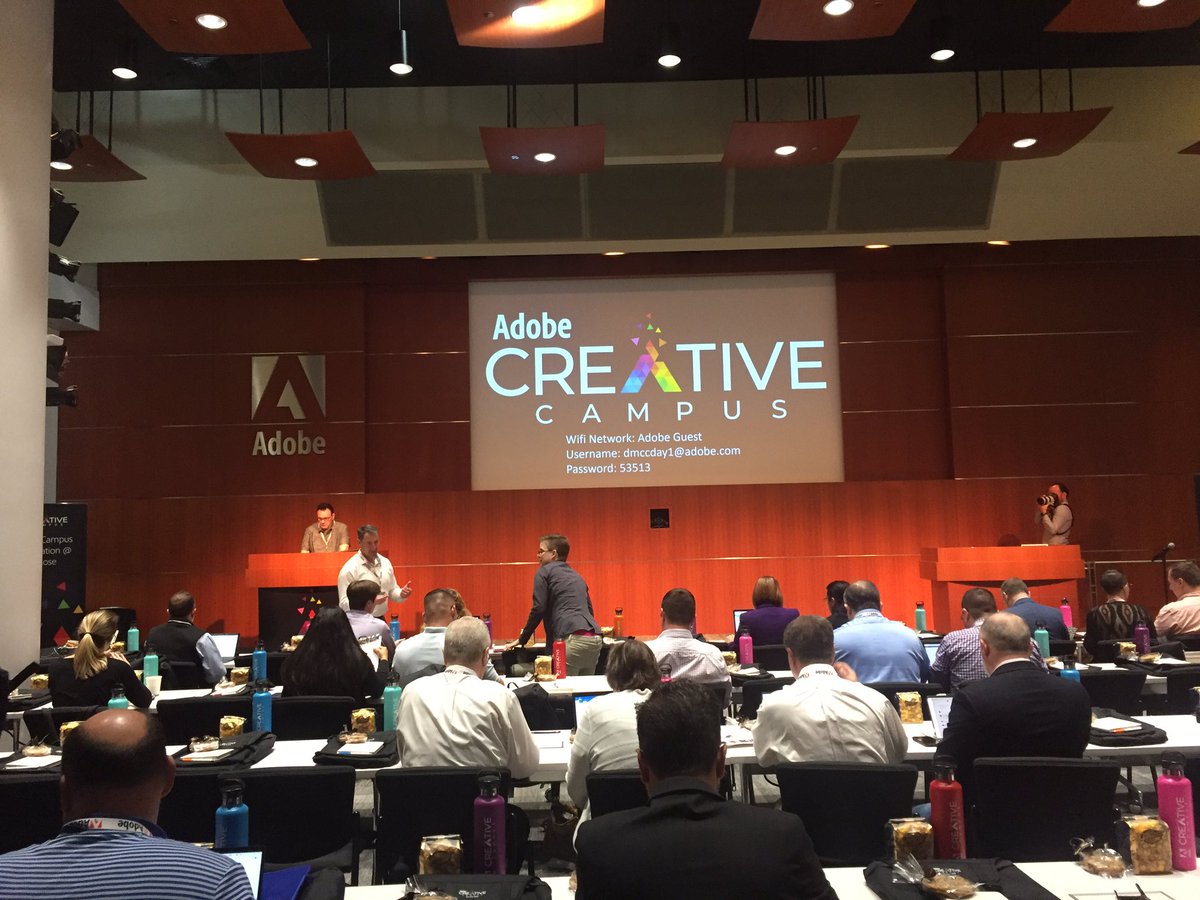 Awesome day at Adobe Creative Campus event at the headquarters in San Jose. Learned about how higher ed instructors all over the country are using <a href="/creativecloud/">Adobe Creative Cloud</a> as “virtual and mobile makerspaces” to transform teaching and learning.
