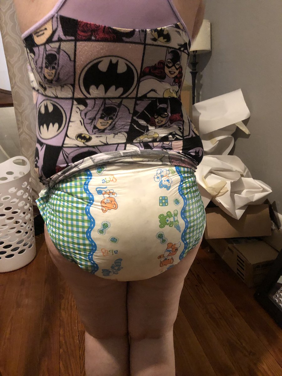 I come home from work to find my little girl in a super wet diaper #abdl #a...