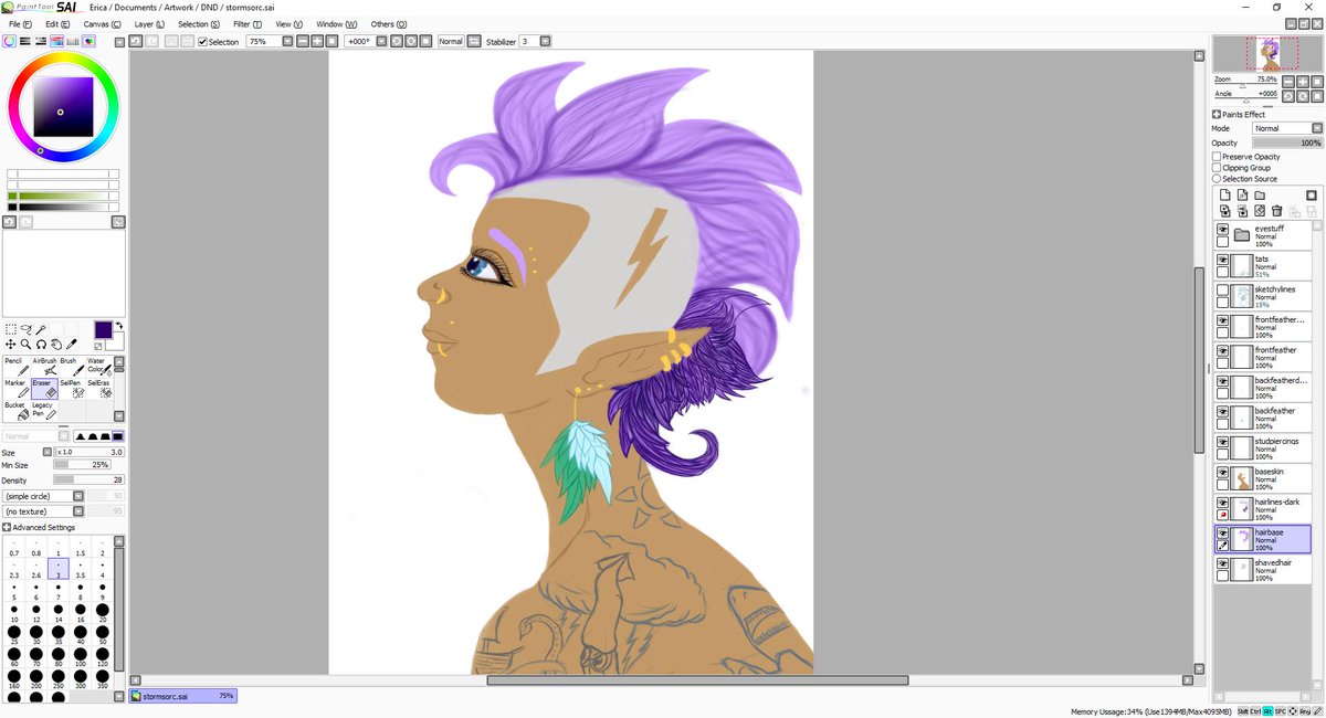 MimiTalnae's tweet image. Thank you to everyone who stopped by for Erica&apos;s Art Corner~! For those who missed it, there were lots of #FrozenCamera and #WrongLayer! But Here&apos;s the Work In Progress! Lots Still to do~! @Nerdolopedia  #amdrawing #digitalart #charactercreation