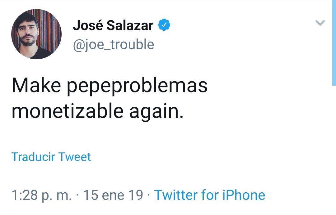 dario77yo's tweet photo. @YouTubeMexico El señor @joe_trouble nunca habrá uno mejor que el https://t.co/VeuFFd5Dw2
