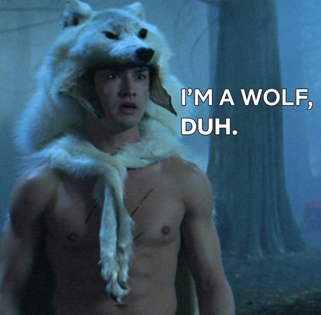 Y este lobo busca a su Caperucita Roja.