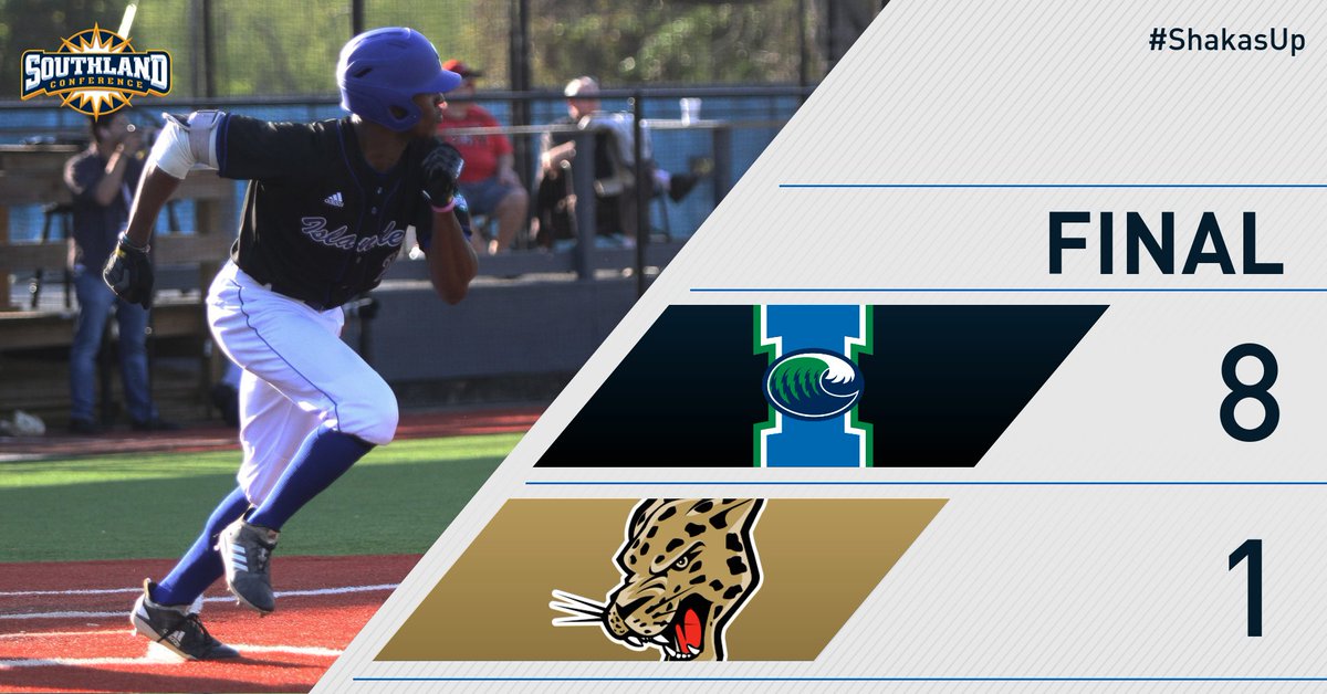 IslandersBSB's tweet photo. FINAL | And @kilgo_kal wraps up the ninth with relative ease, sealing the seven-run victory for the Blue &amp; Green! Next up, your Islanders hit the road Wednesday for a midweek matchup at @PVAMUPanthers before traveling to Lamar for a three-game @SouthlandSports series. 

#shakasup https://t.co/ihcHCr9iYV