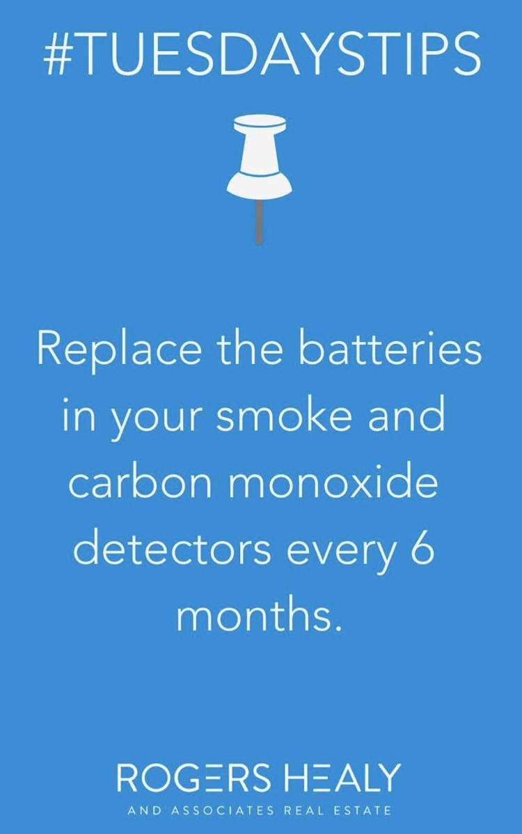 intownsteve's tweet photo. #HomeTip | Replace the batteries in your smoke and carbon monoxide detectors every 6 months! https://t.co/WJDYeCiQym