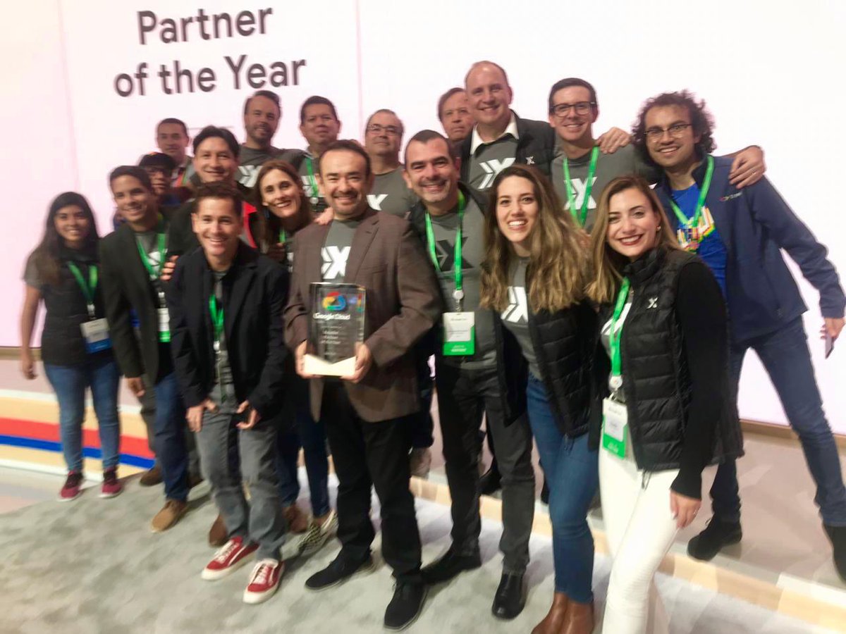 Xertica's tweet photo. Xertica Partner of the year 2018 #GoogleNext19 https://t.co/efE3TBbO7u