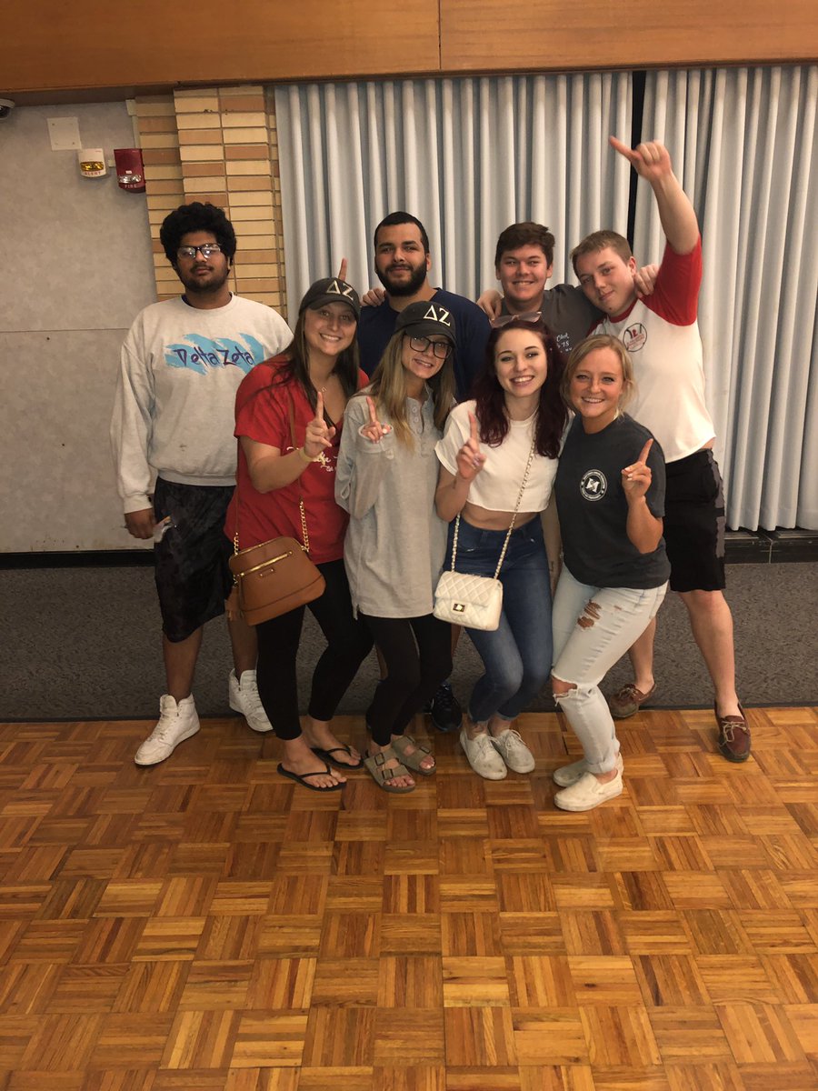 Trivia and Minute To Win It winners:

1. Delta Zeta &amp; Sigma Nu
2. Alpha Phi &amp; SAE
3. ASA &amp; Tri-Sigma &amp; Sig Ep