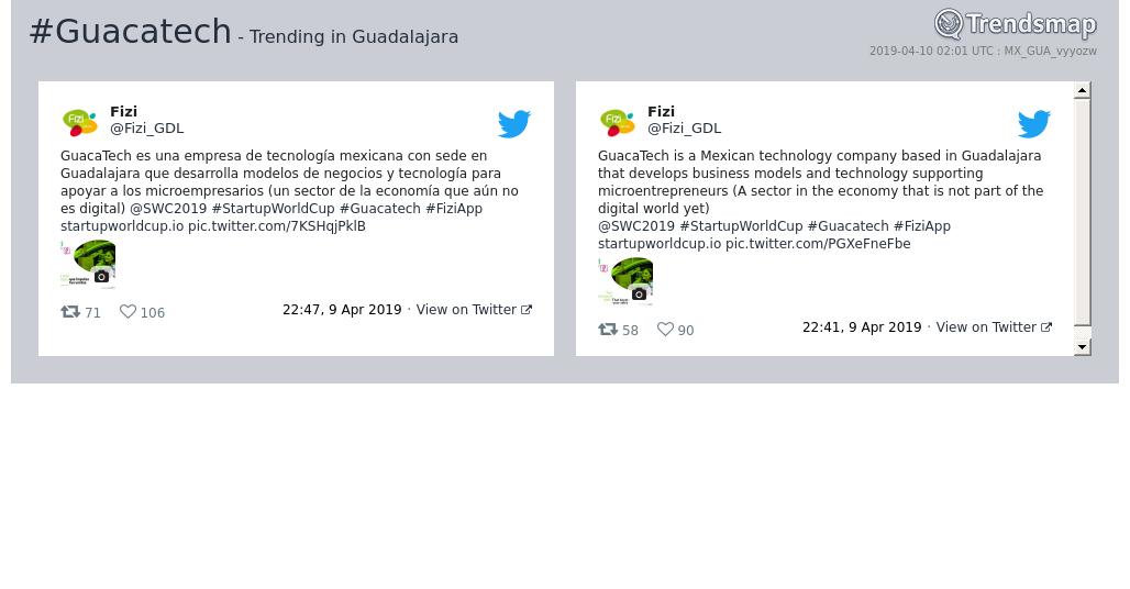 TrendsGDL's tweet photo. #guacatech es ahora una tendencia en #Guadalajara
https://t.co/iyl03qqlhg https://t.co/Efrp6WLO6m