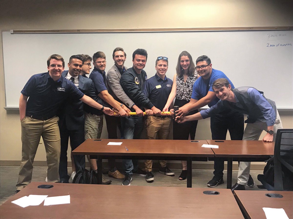 erpl_official's tweet photo. ERPL Welcomes our 2019-2020 Officer Board! Stay tuned for exciting new changes, improvements, and additions to our amazing club. -- #ERAU #EmbryRiddle #ERPL #NASA #JPL #SpaceX #Falcon9 #FalconHeavy #ArabSat #ArabSat6a #BlueOrigin #ULA #Boeing #SNC #Textron #GE #LockheedMartin https://t.co/R5OwfY1klw