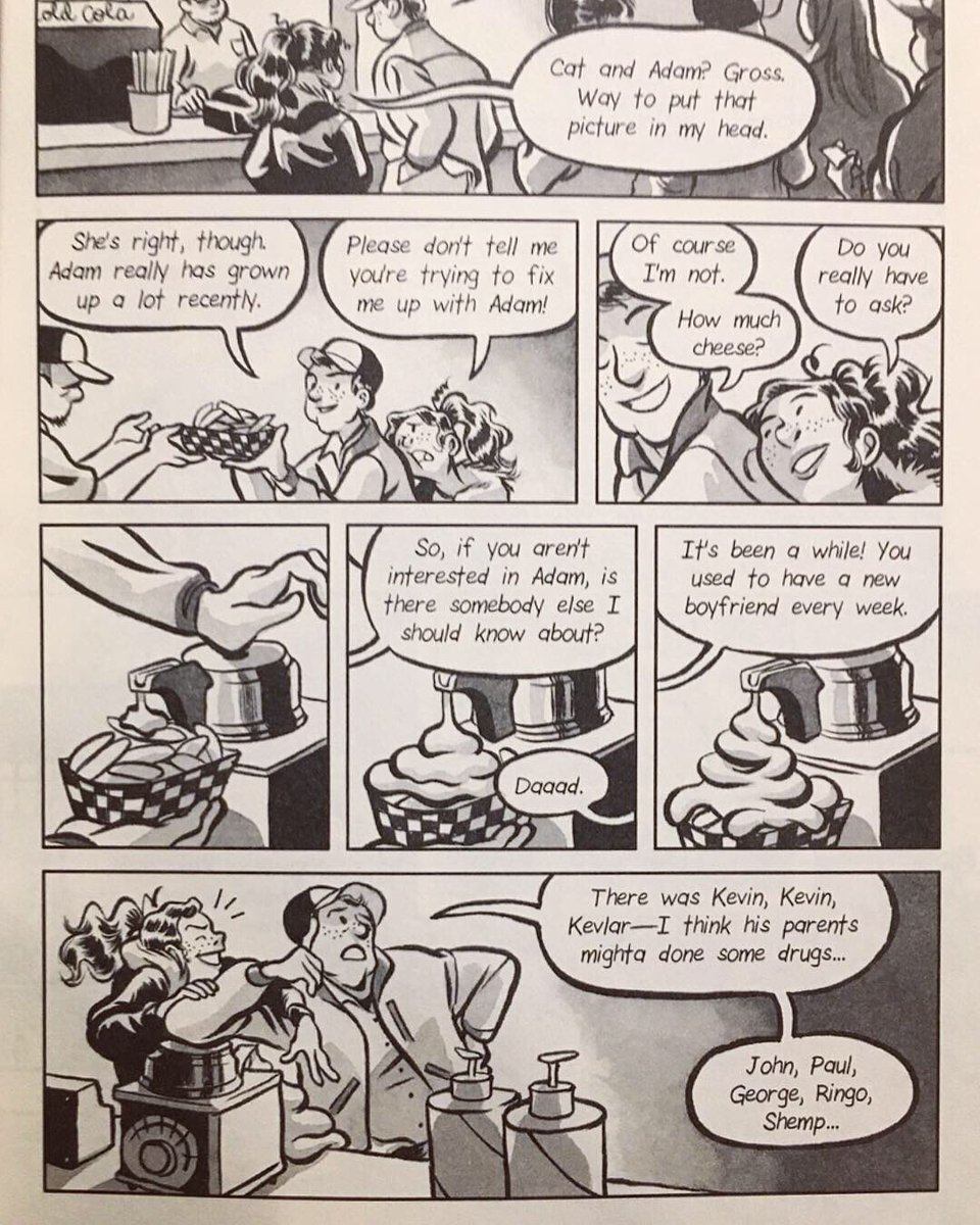 the world needs more books like Kiss Number 8.
I am incredibly lucky to know @etcillustration and @colleenaf, they are a graphic novel dream team✨??⚾️?