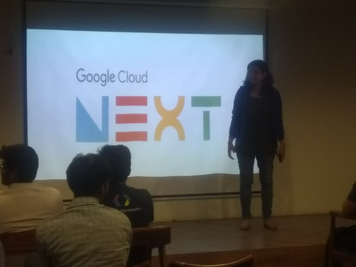 SHRAVANUSPRG's tweet photo. @gdg_hyd Next extended brings together developer communications and it engages.
       Which helped me to build network and lot of experience and practical exposure to work. I am very glad to be a part in this gloaming event.#Next19 #GDGHyd #GDG #GoogleNext19 #GCDCHyd #Anthos https://t.co/Y8I0OIZEQB